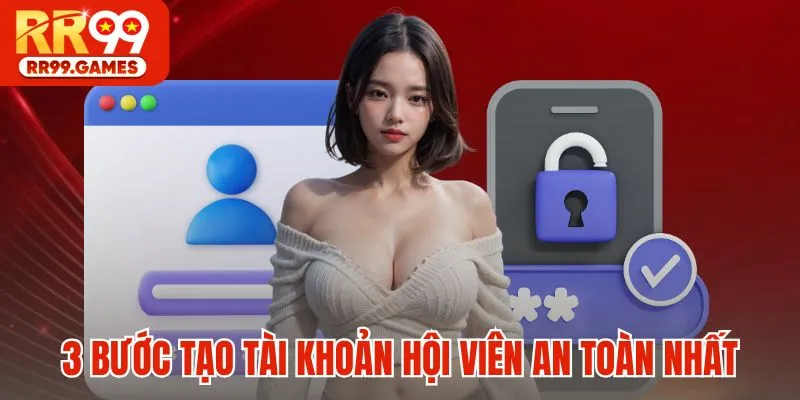 3 Bước tạo tài khoản hội viên an toàn nhất
